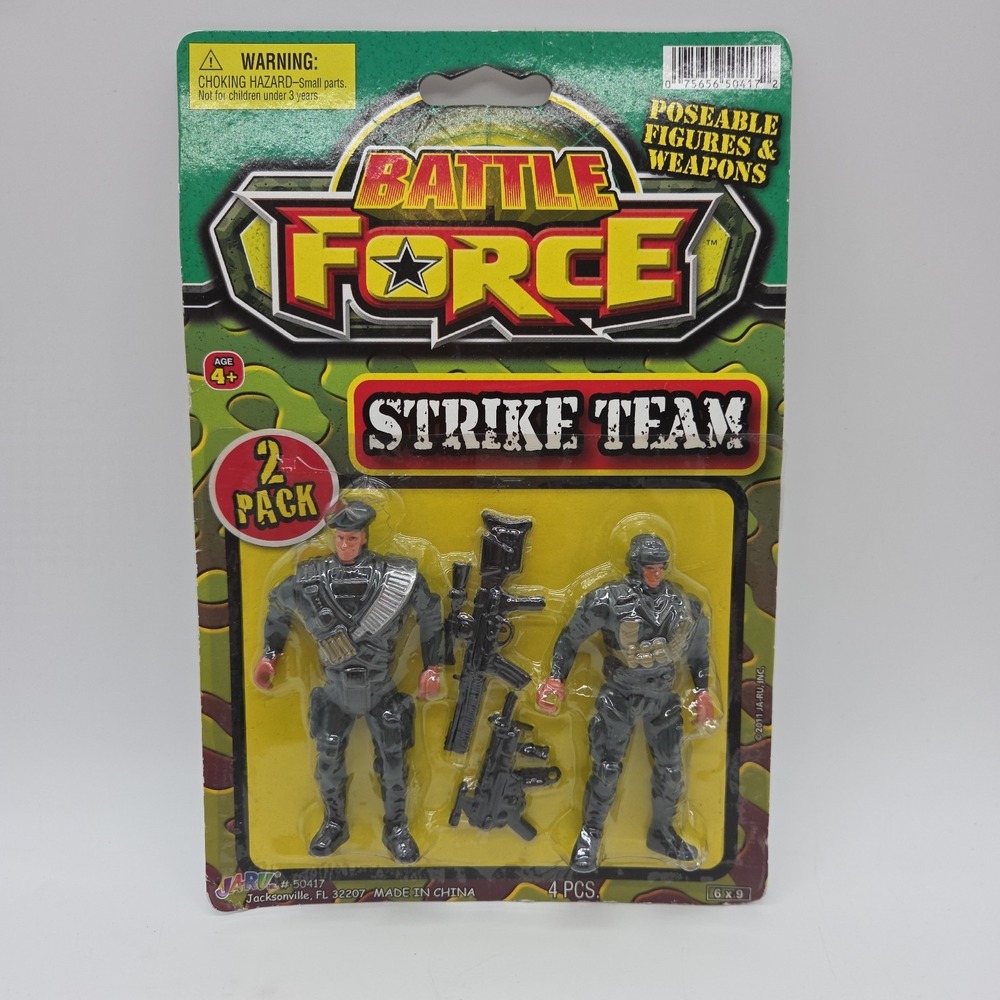 NEW Battle Force Strike Team JA-RU 2 Poseable Figures With Weapons